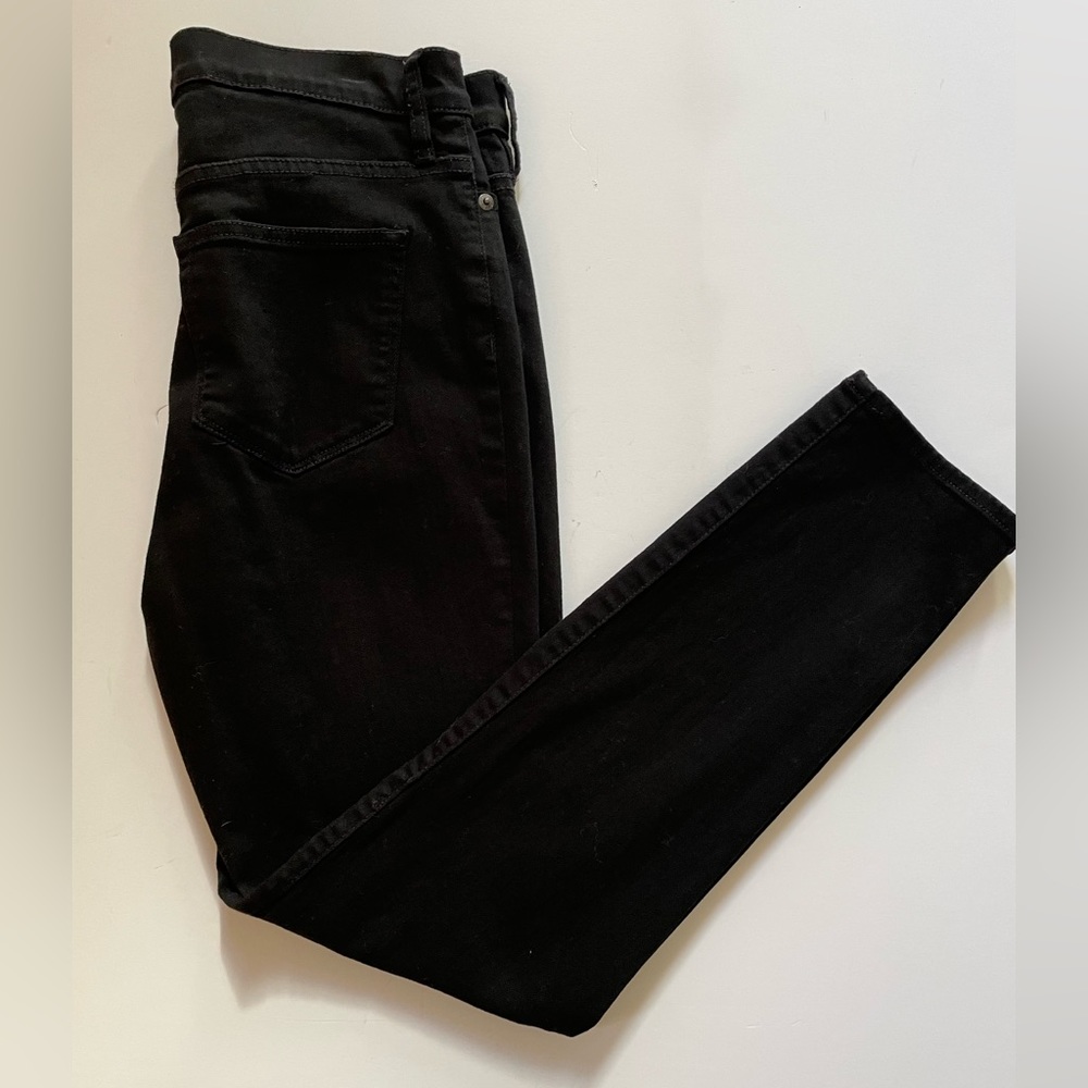 J Crew High Rise Skinny Black Jean